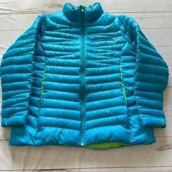Spyder Women's Prymo Down Jacket Freeze Acid Ski  Jacket XL Gorpcore - Picture 1 of 16